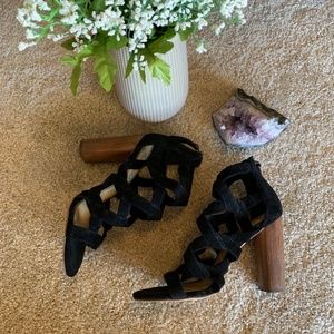 Splendid Wood Block Heel Sandals